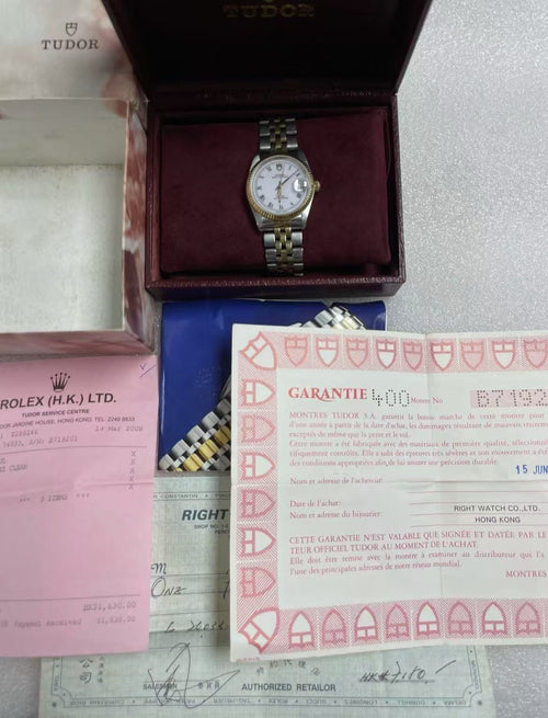 1990s Tudor Prince Oysterdate 74033 Full Set