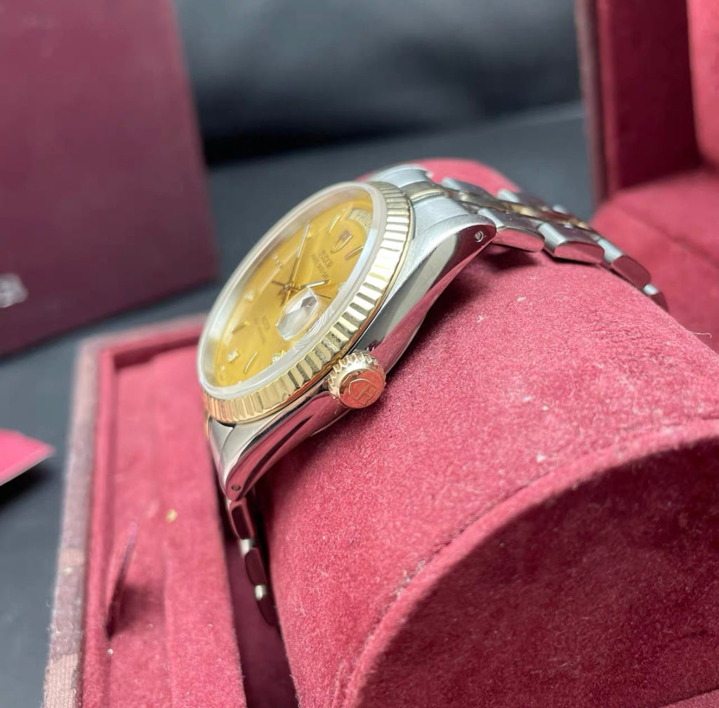 Tudor Diamond Prince Date Day 76213 Full Set