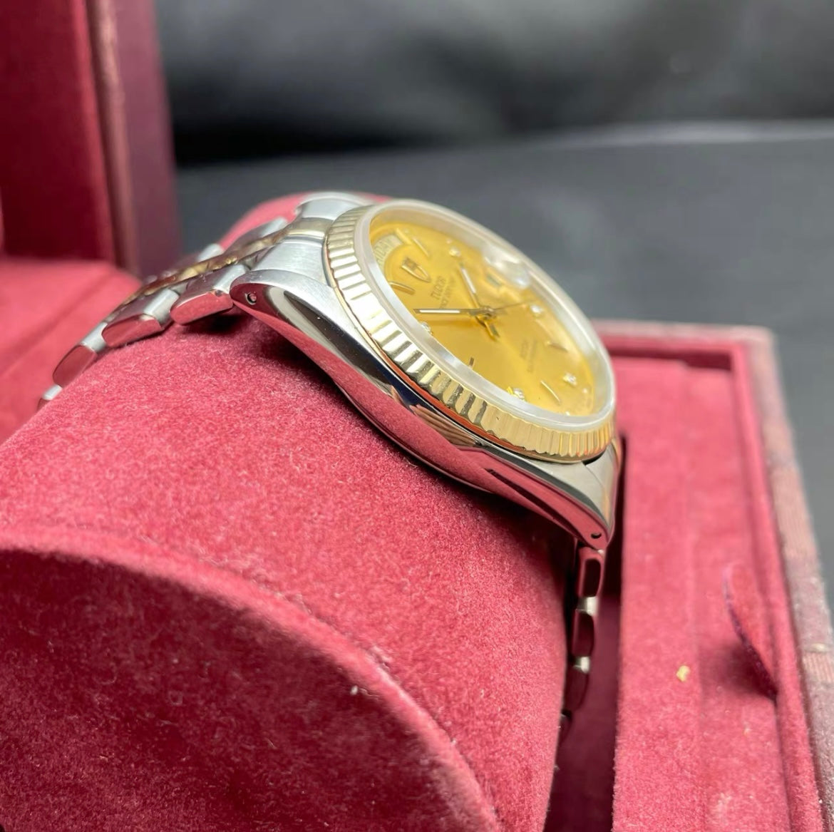Tudor Diamond Prince Date Day 76213 Full Set