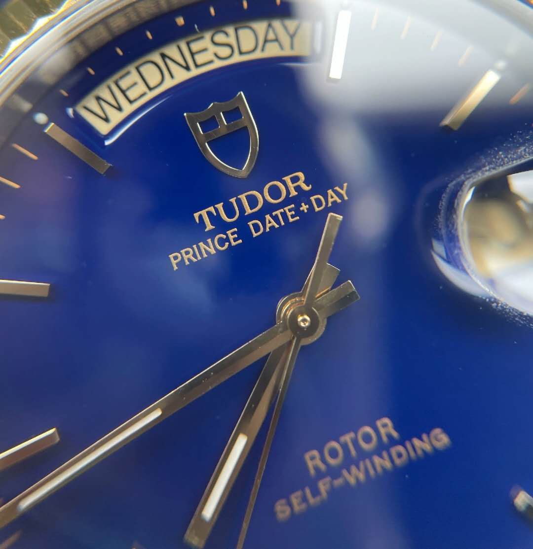 Tudor "Yves Klein Blue" 76213 Prince Date Day Full Set 36mm