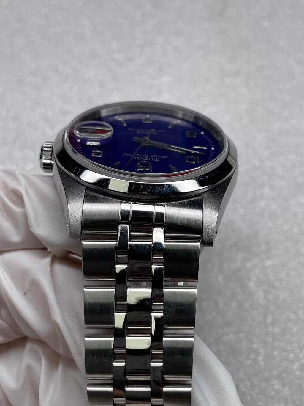 2021 Tudor Prince Date Day 76200 Blue Arabic Dial Full Set