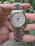 Tudor Prince Date 74034 Linen Dial 34mm