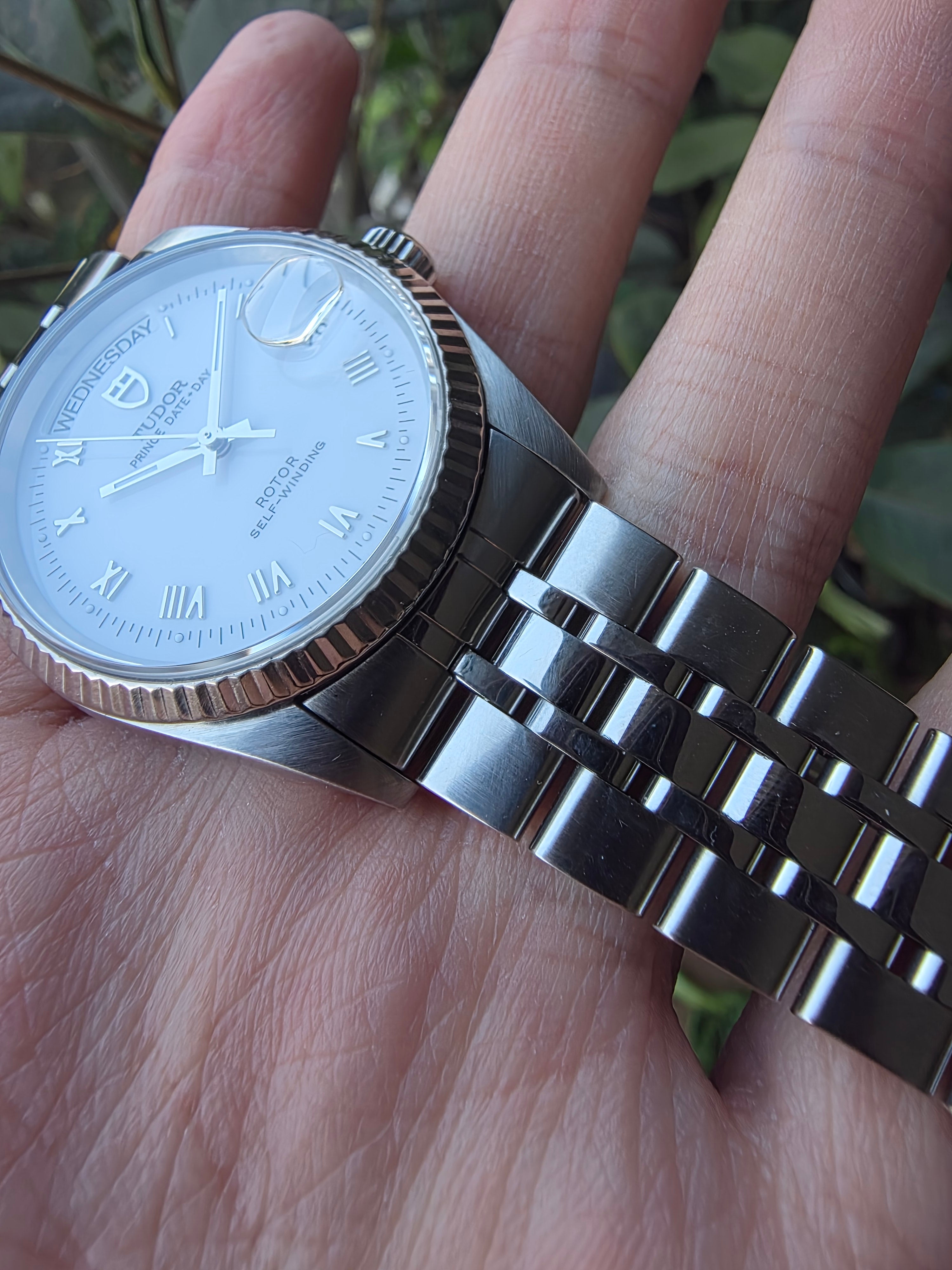 2020 Tudor Prince Date Day 76214 White Roman Dial Full Set