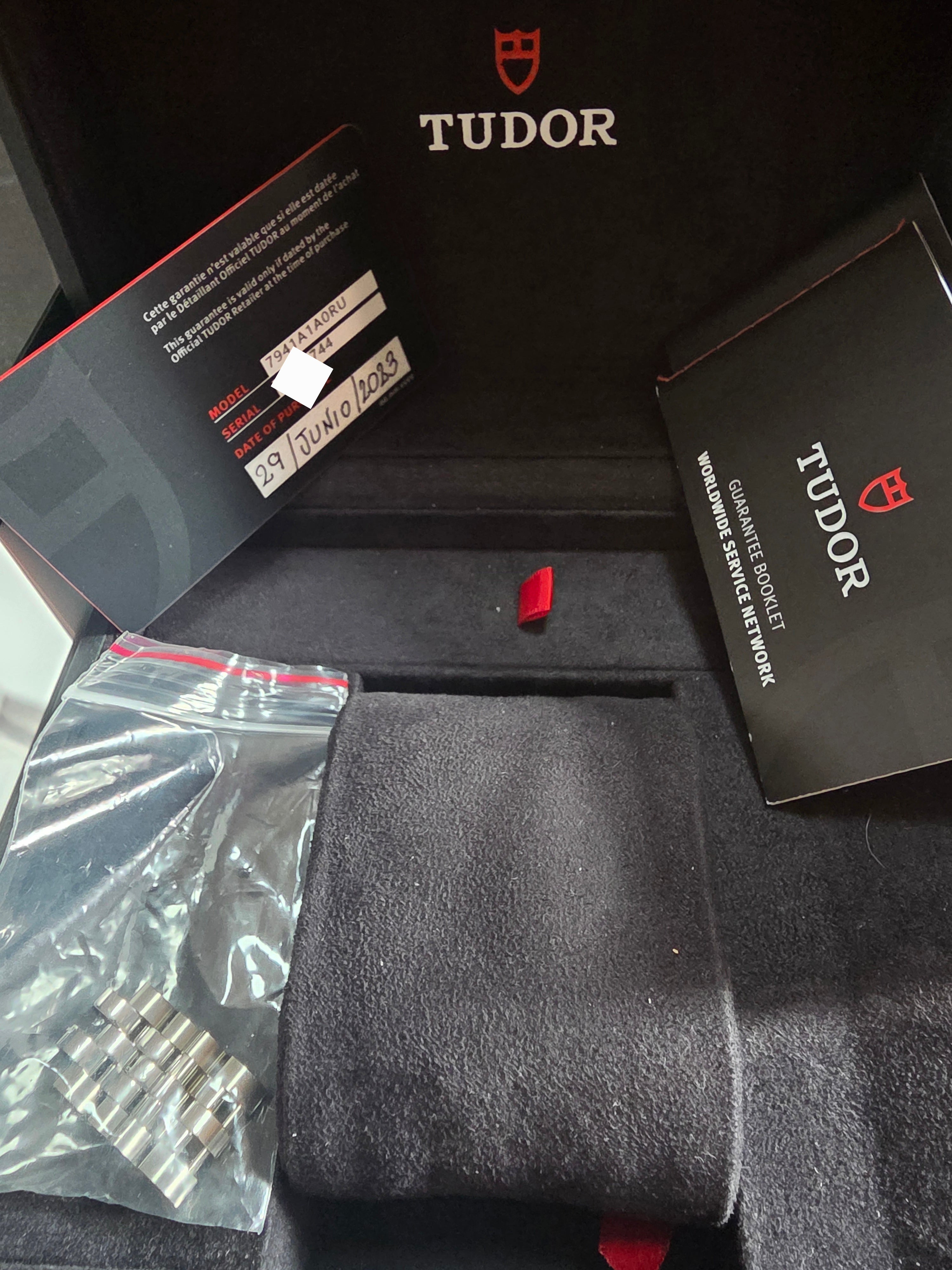 2023 Tudor Black Bay 41 Red METAS M7941A1 Jubilee Full Set