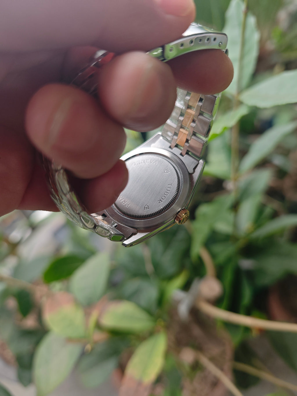 Tudor Prince Date Day 76213 White Roman Dial Full Set