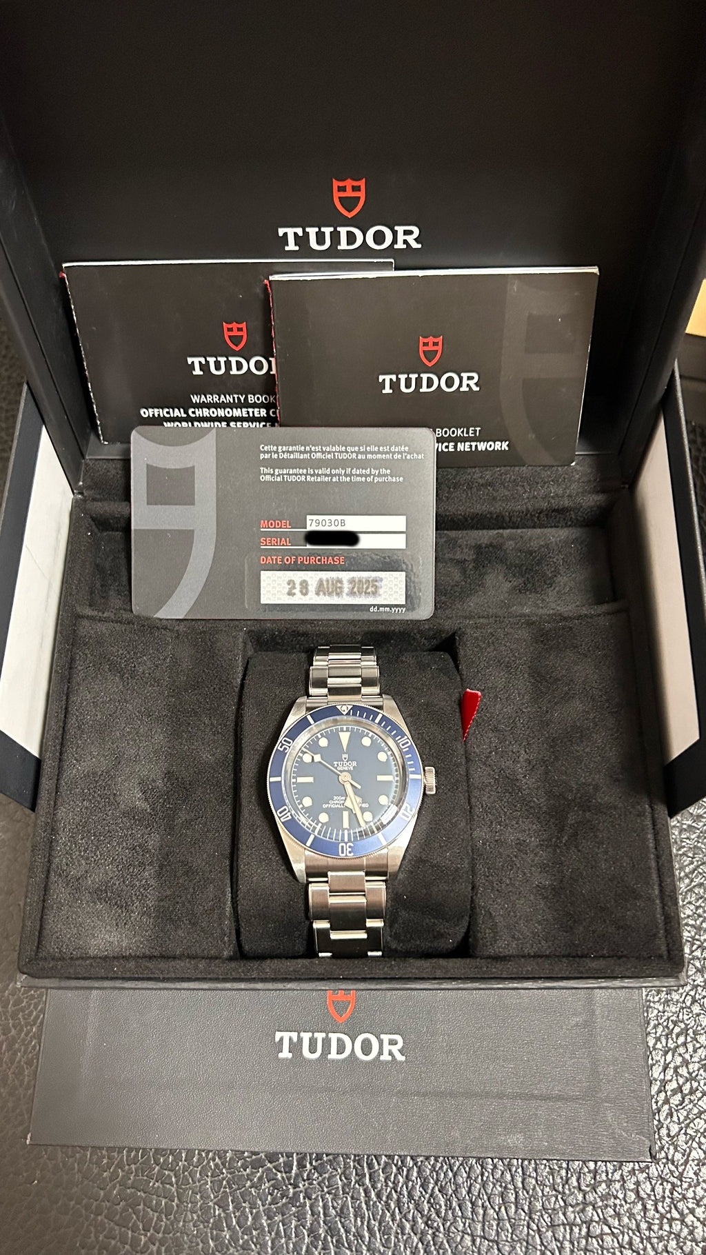 BNIB 2025.08 Tudor Black Bay 58 79030B 39mm