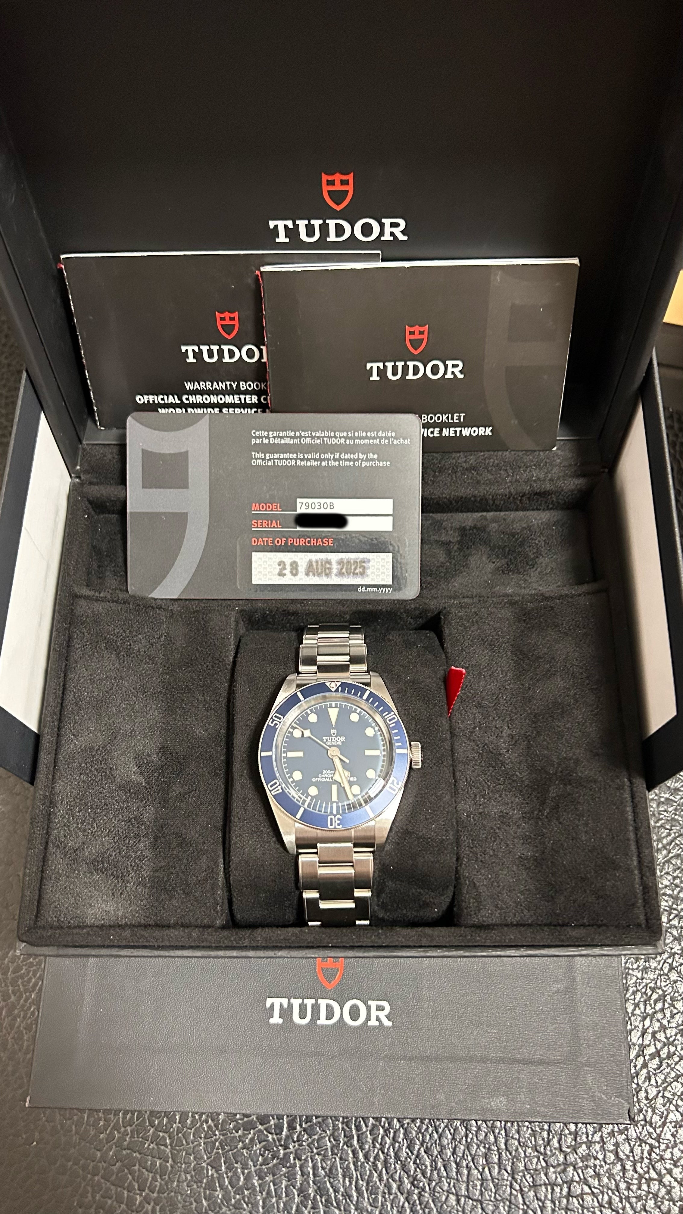 BNIB 2025.08 Tudor Black Bay 58 79030B 39mm