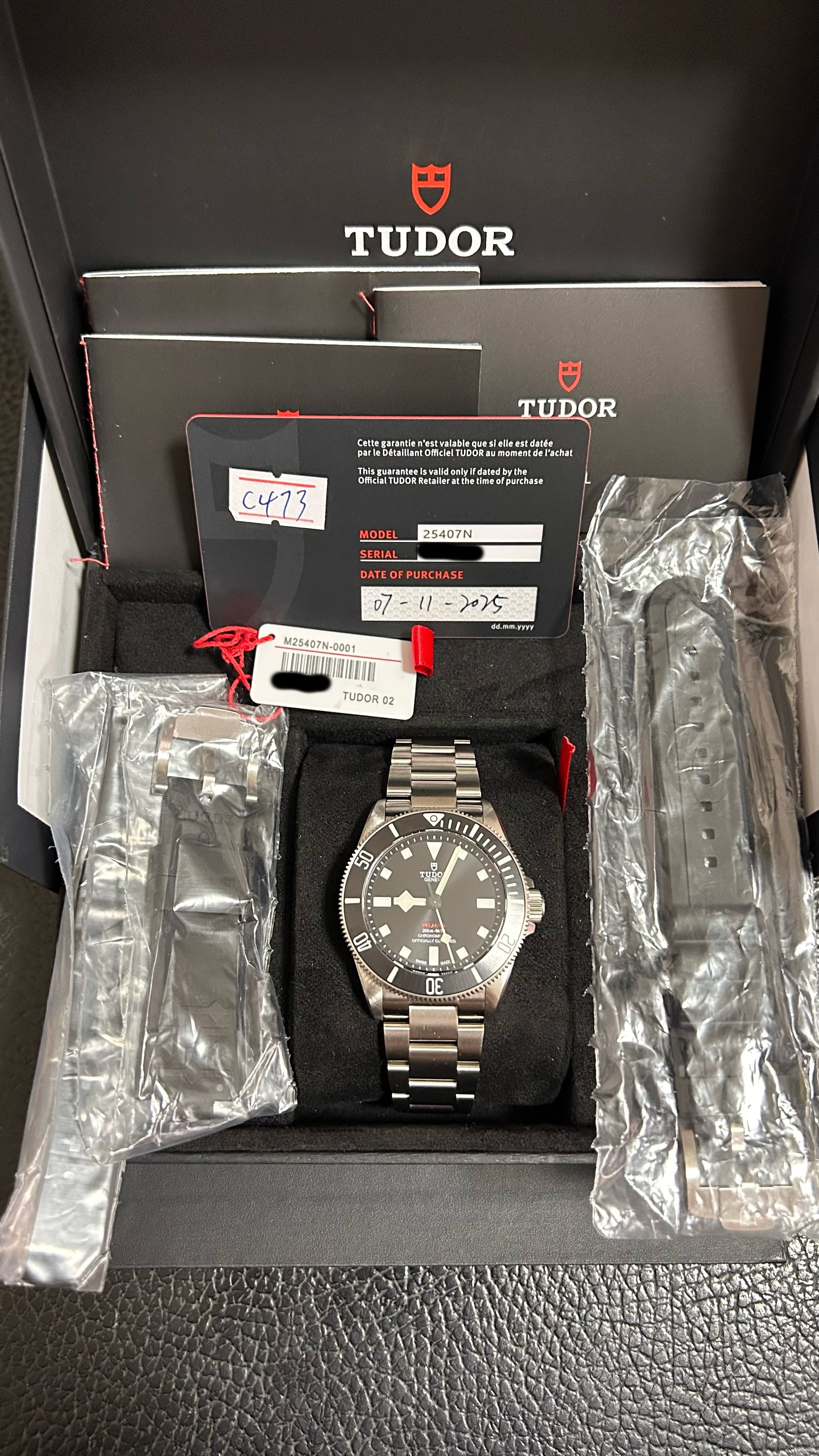 BNIB 2025.11 Tudor Pelagos 39 25407N