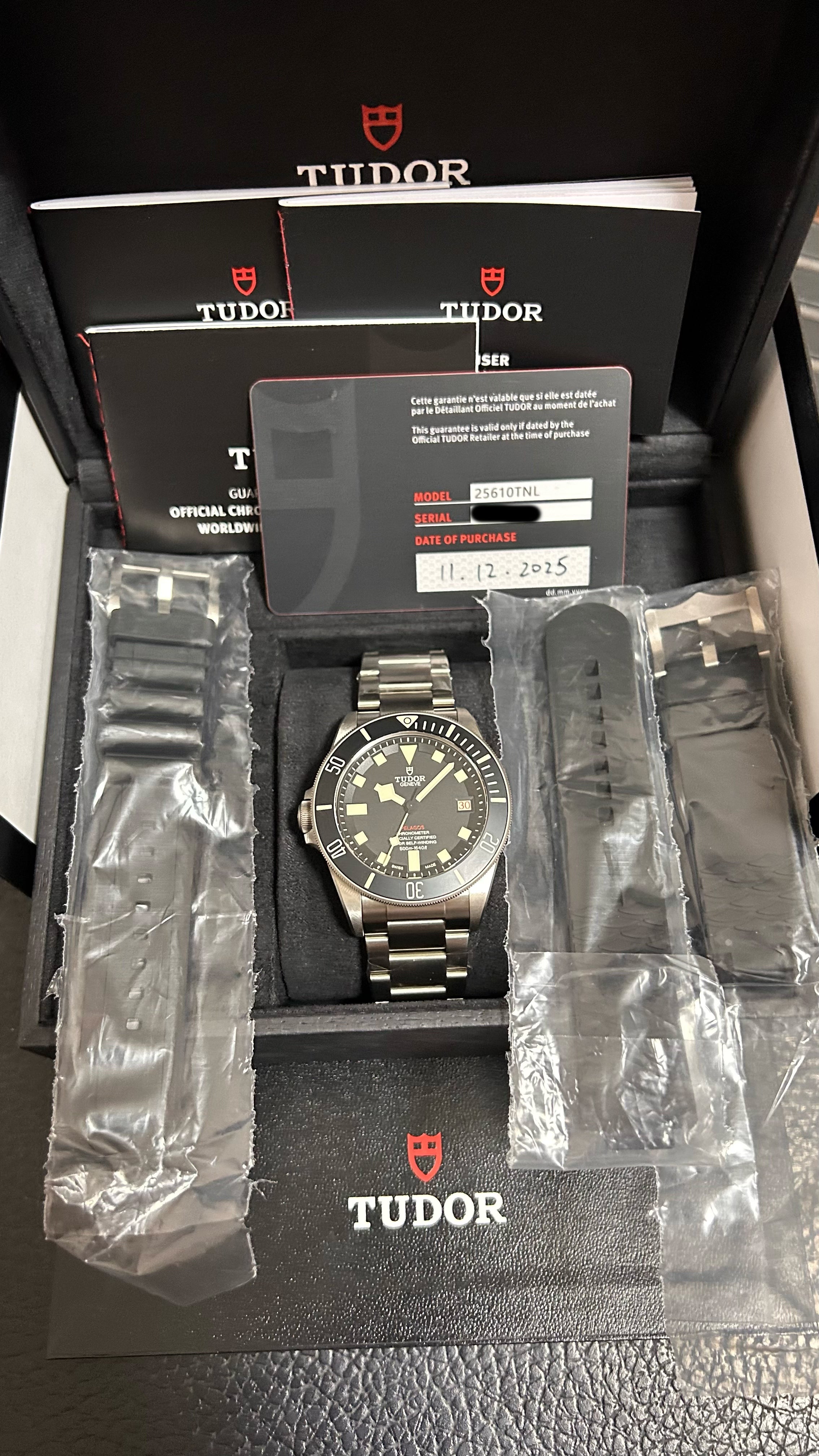 BNIB 2025.12 Tudor Pelagos 25610TNL 42mm
